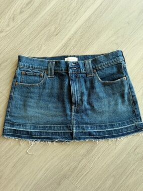 Abercrombie & Fitch Blue Denim Mini Skirt